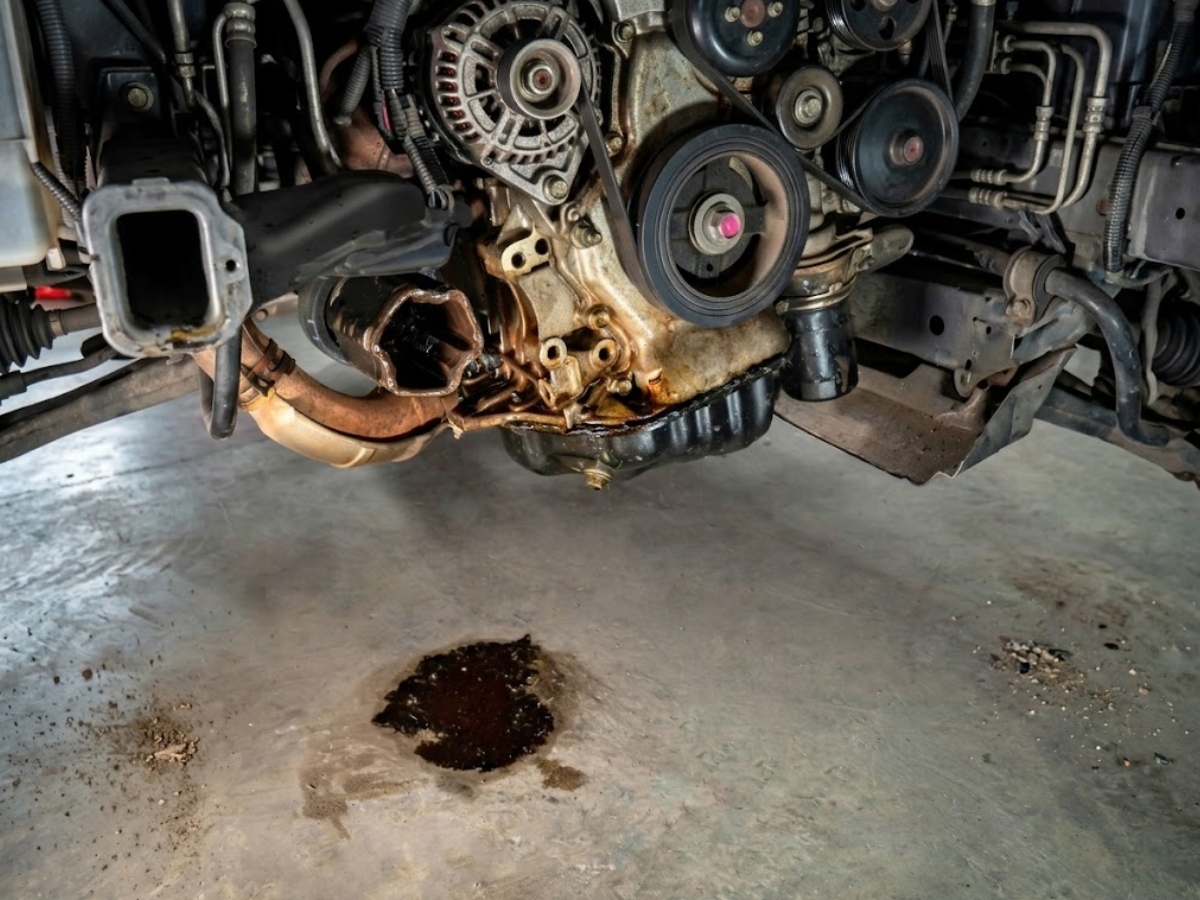 Engine Oil Leakage - Photo Gallery