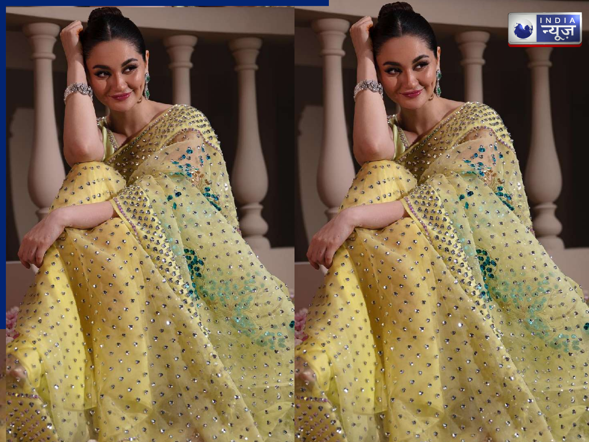 Hania Amir in Yellow Saree - Photo Gallery