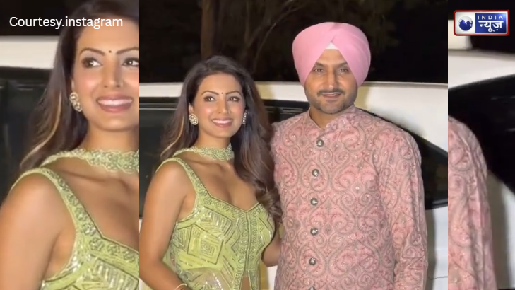 अर्जुन की मेहंदी में पत्नी Geeta का पल्लू संभालते दिखे Harbhajan Singh, केयरिंग अंदाज से फैंस का पिघला दिल!