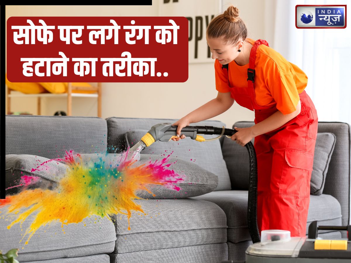Holi Cleaning Tips: होली के रंगों ने सोफे का कर दिया बुरा हाल? अपनाएं ये घरेलू उपाय, मिनटों में गायब होंगे दाग