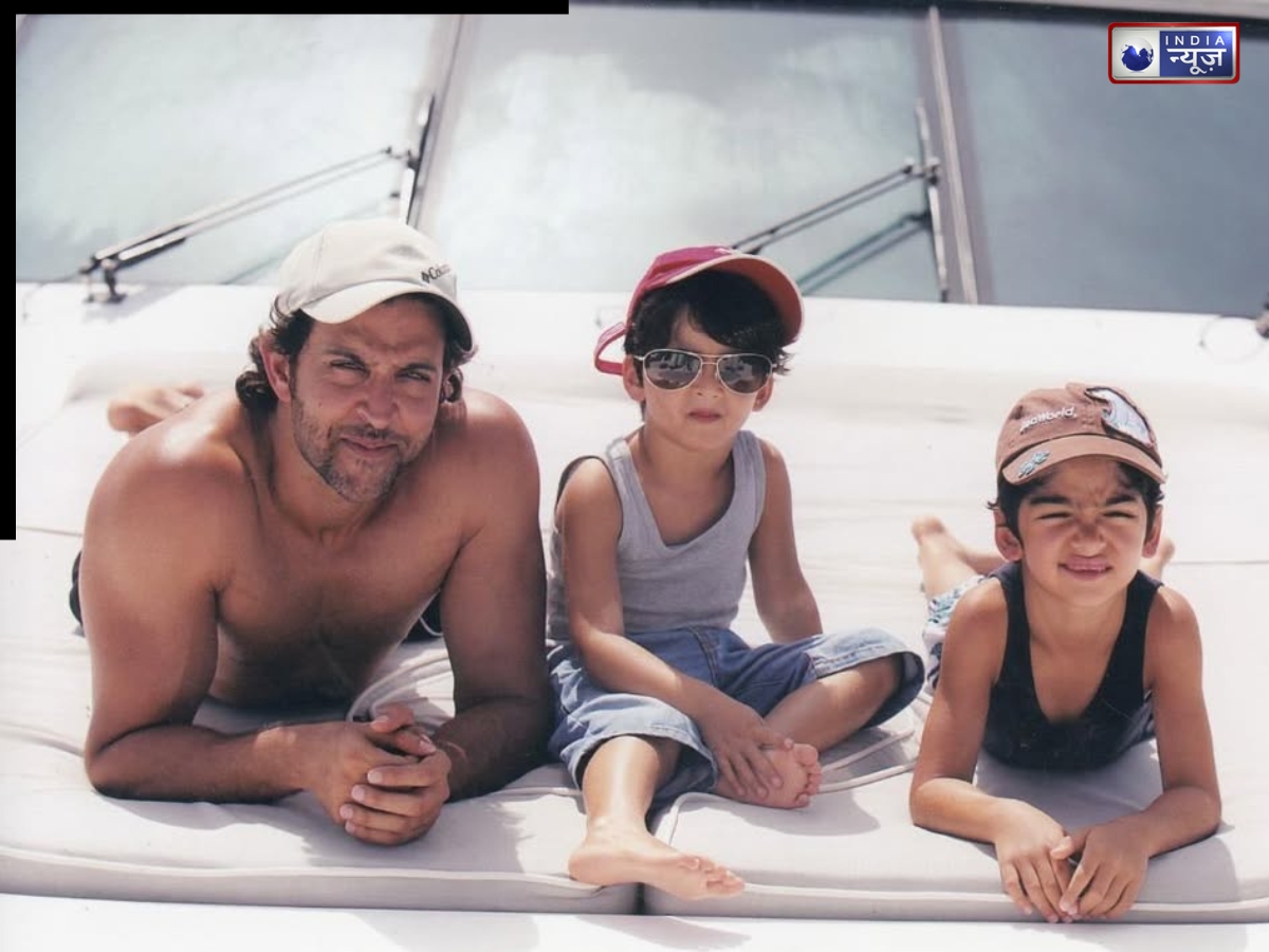 ऋतिक रोशन ने बेटों पर लुटाया प्यार, बच्चों संग तस्वीरें शेयर कर लिखा भावुक कर देने वाला पोस्ट