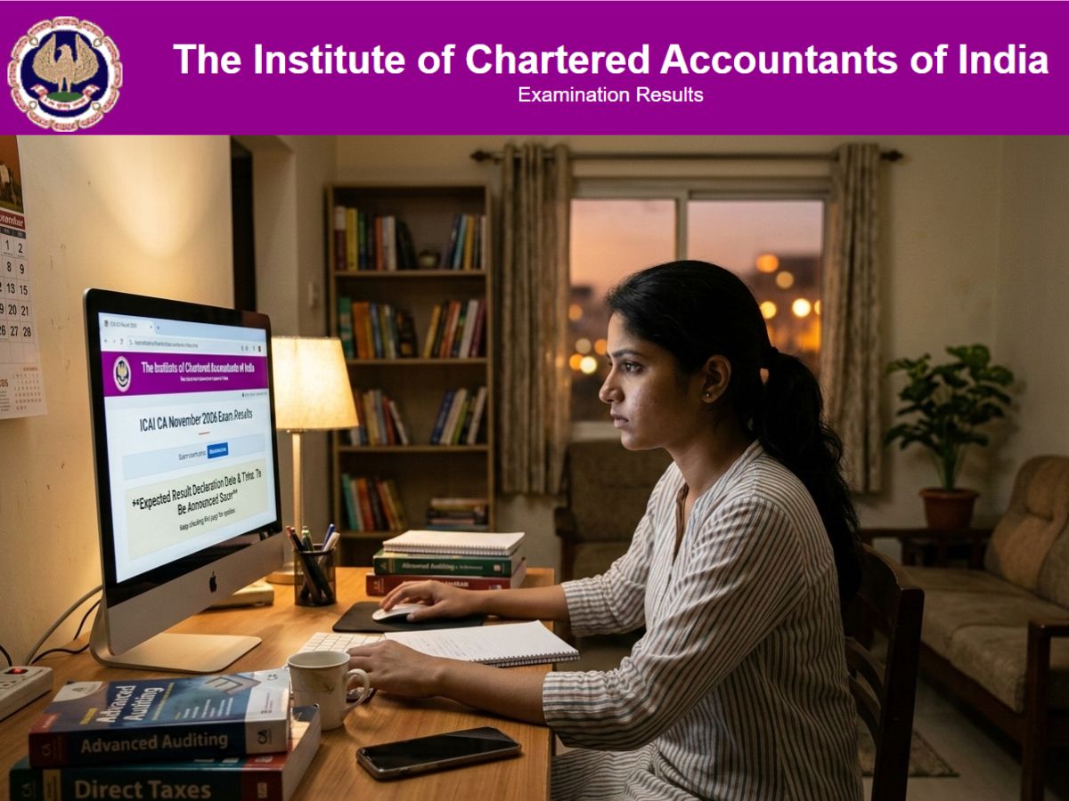 ICAI CA Result 2026 Date & Time: आईसीएआई सीए इंटरमीडिएट, फाउंडेशन रिजल्ट इस दिन होगा जारी, ऐसे कर पाएंगे चेक