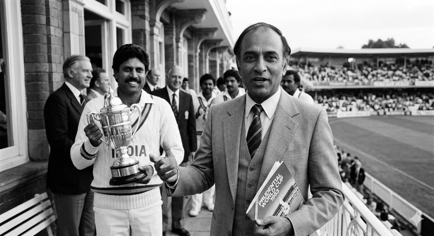 “Man who brought the World Cup to India. ”એન.કે.પી. સાલ્વે : જેઓએ વિશ્વ ક્રિકેટમાં ભારતની સ્થિતિ બદલવાની દ્રષ્ટિ આપી