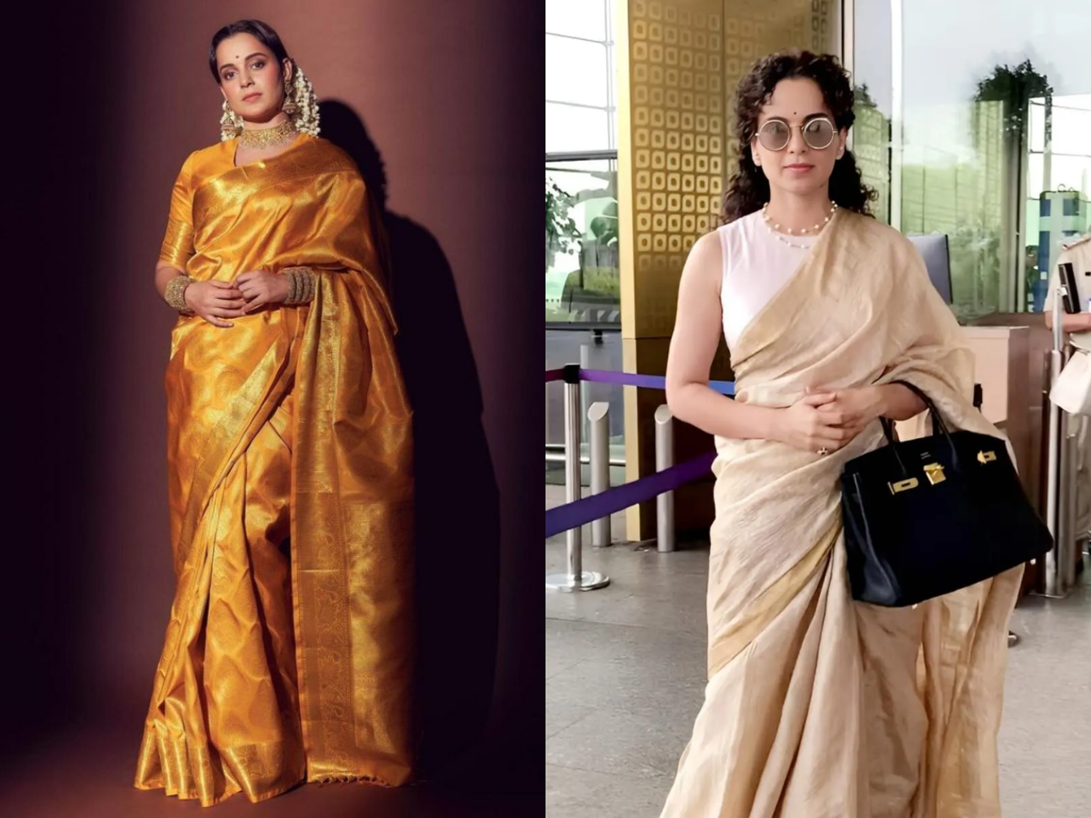 Kangana Ranaut in Saree - Photo Gallery