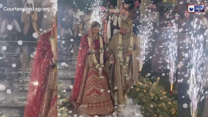 वरमाला के बाद Kuldeep और Vanshika की ग्रैंड एंट्री ने जीता फैंस का दिल, इंटरनेट पर छाया शादी का वीडियो!