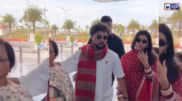 शादी के बाद पहली बार साथ दिखे कुलदीप और वंशिका, ‘मिसेज यादव’ का नूर देख फिदा हुए फैंस, कैमरे के सामने कपल ने बिखेरा प्यार का जादू!