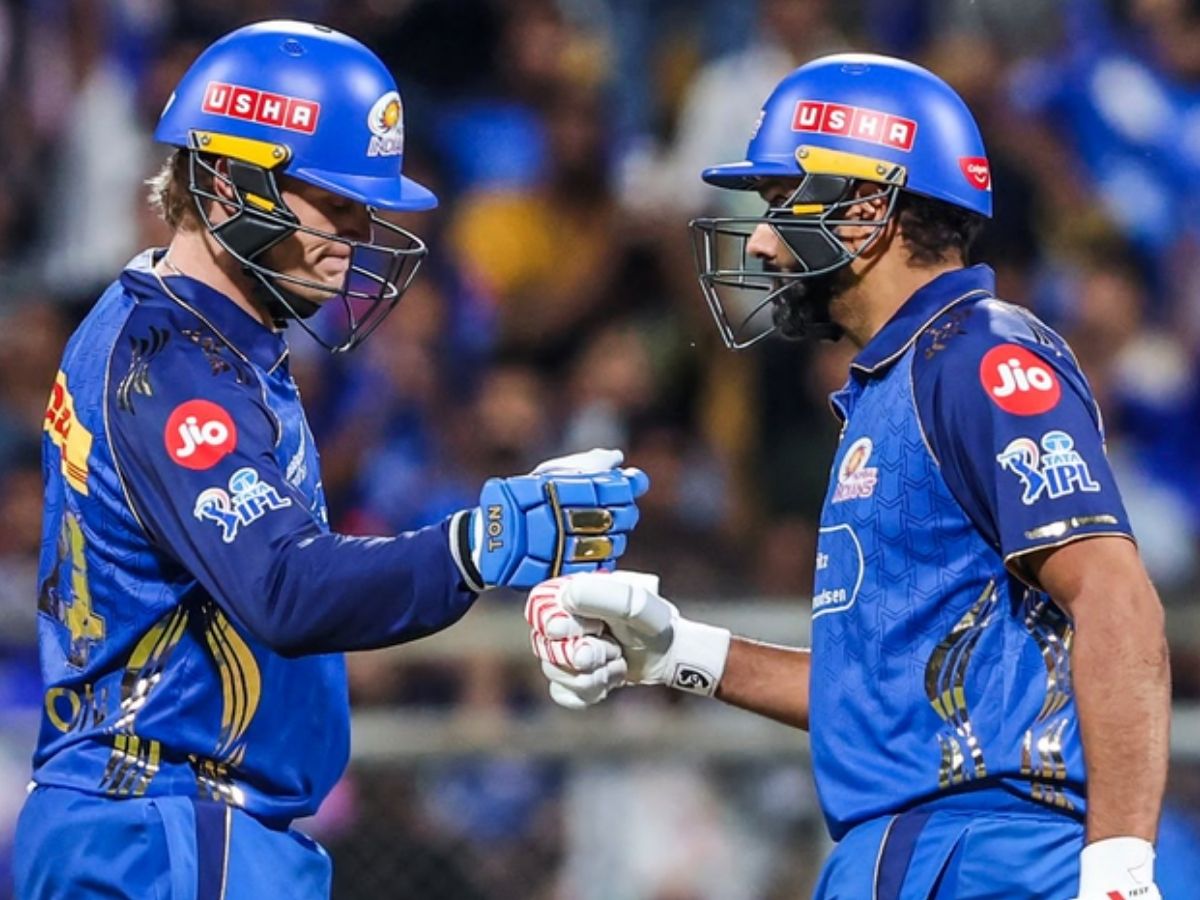 MI vs KKR: रोहित शर्मा की धांसू फिफ्टी, रिकेल्टन का पचासा, मुंबई इंडियंस का जीत से आगाज