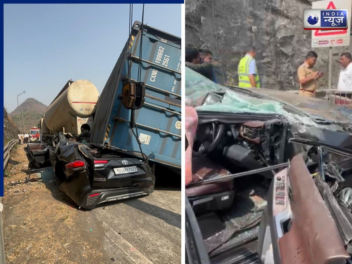 मुंबई-पुणे एक्सप्रेसवे पर दिल दहला देने वाला सड़क हादसा, कई लोगों की मौत; वीडियो देख फट जाएगा कलेजा