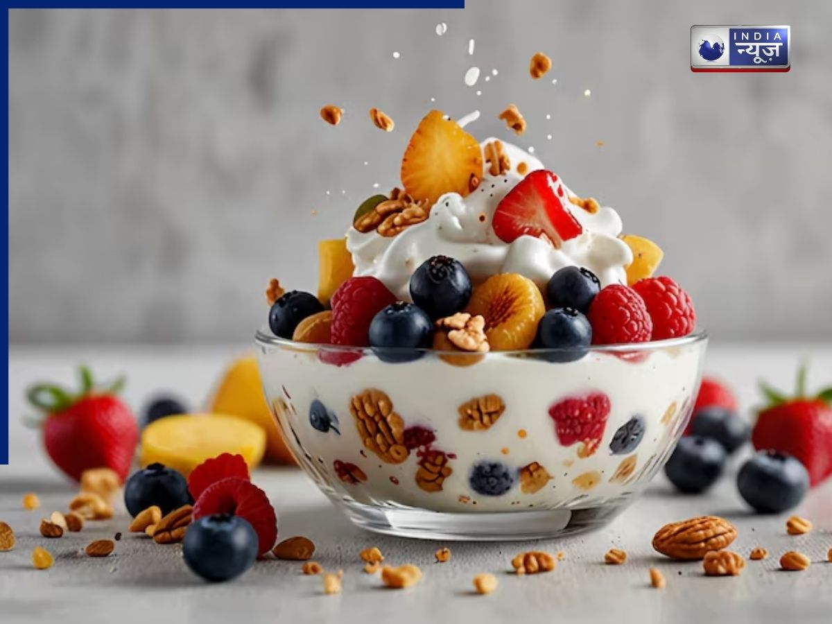 How much protein is in a hung curd parfait with nuts and seeds? - Photo Gallery