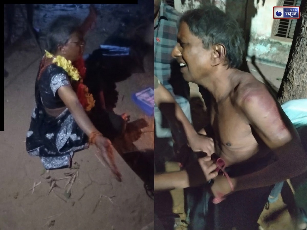 काली साड़ी, चूड़ियां और गले में फूलों की माला…रात के अंधेरे में मंत्र का जाप कर रहा था बुजुर्ग व्यक्ति, लोगों ने जमकर पीटा