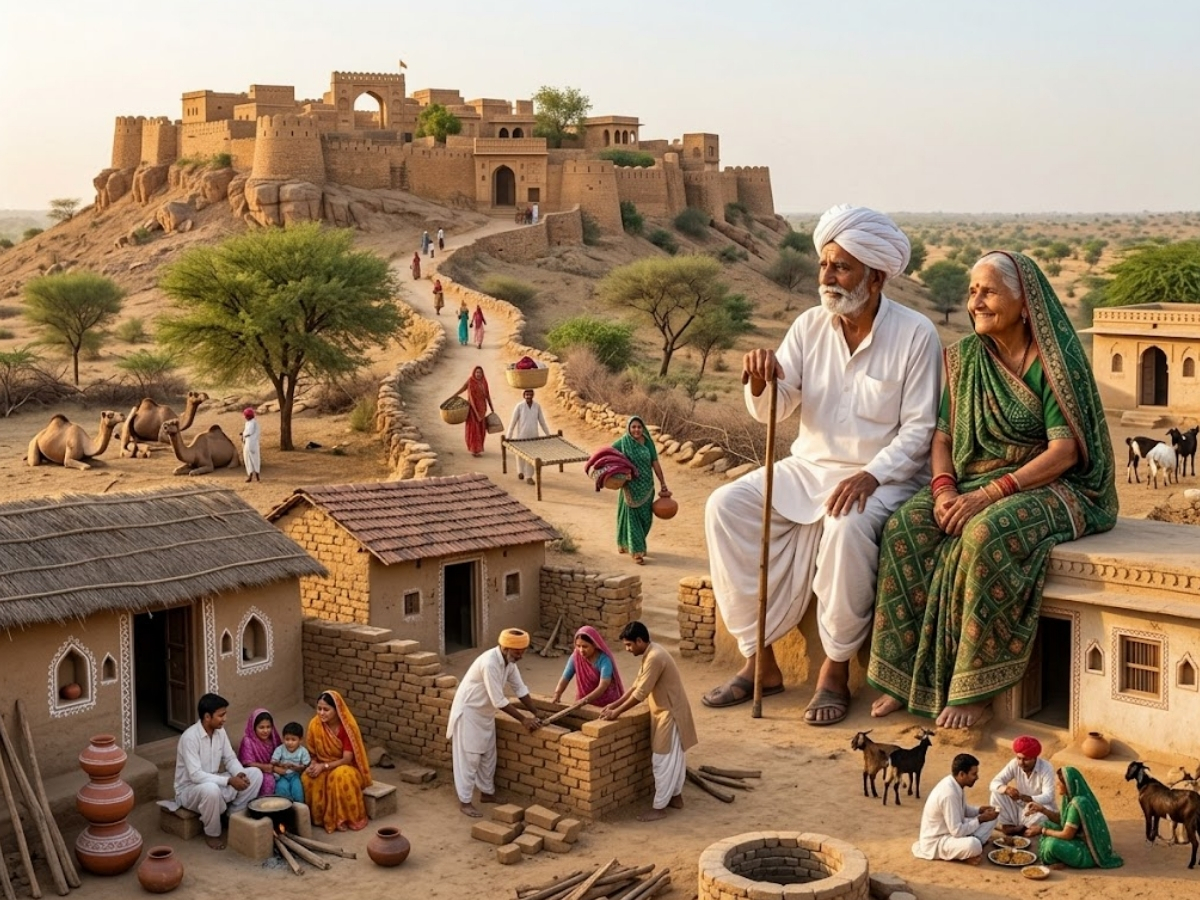 People had come from this village to settle here. - Photo Gallery