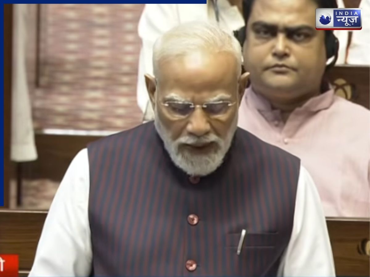 मिडिल ईस्ट में जारी जंग के बीच राज्यसभा में पीएम मोदी का भाषण, अलग-अलग मुद्दों पर रख रहे अपनी बात