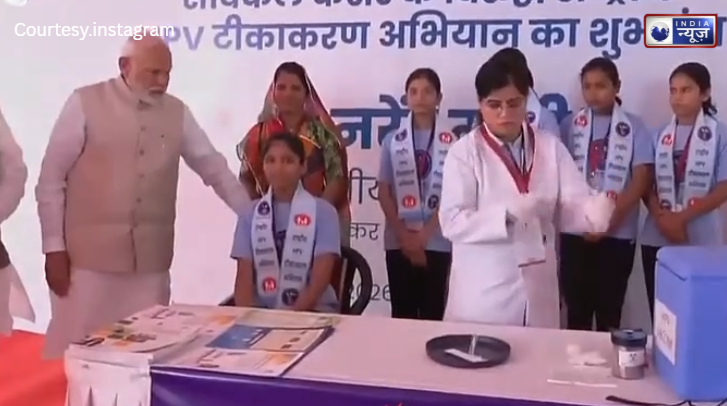 कैंसर मुक्त भारत की ओर PM Modi का ‘महाकदम’: 14 साल की बेटियों के लिए शुरू हुआ देशव्यापी HPV वैक्सीनेशन!