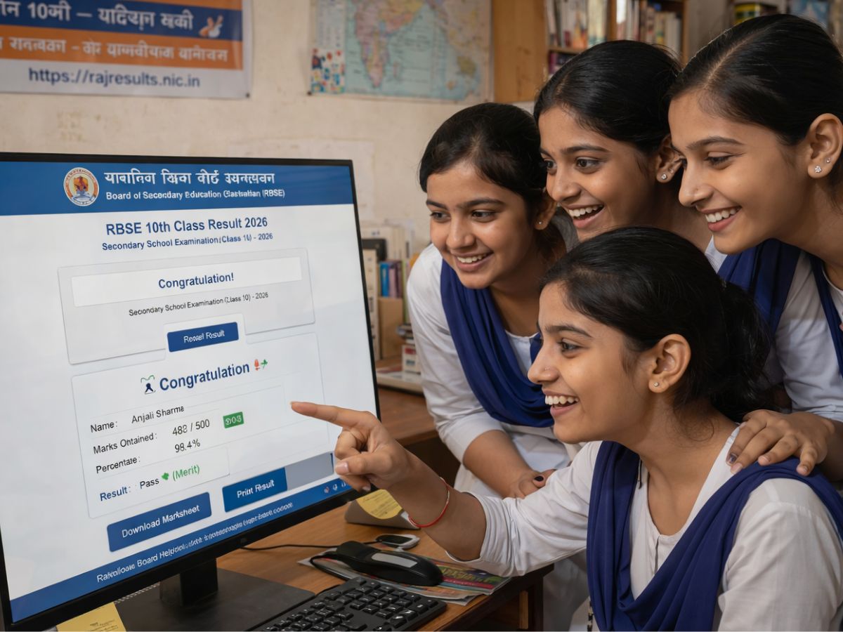 RBSE 10th Result 2026 DECLARED: राजस्थान बोर्ड 10वीं रिजल्ट rajeduboard.rajasthan.gov.in पर जारी, ऐसे करें चेक