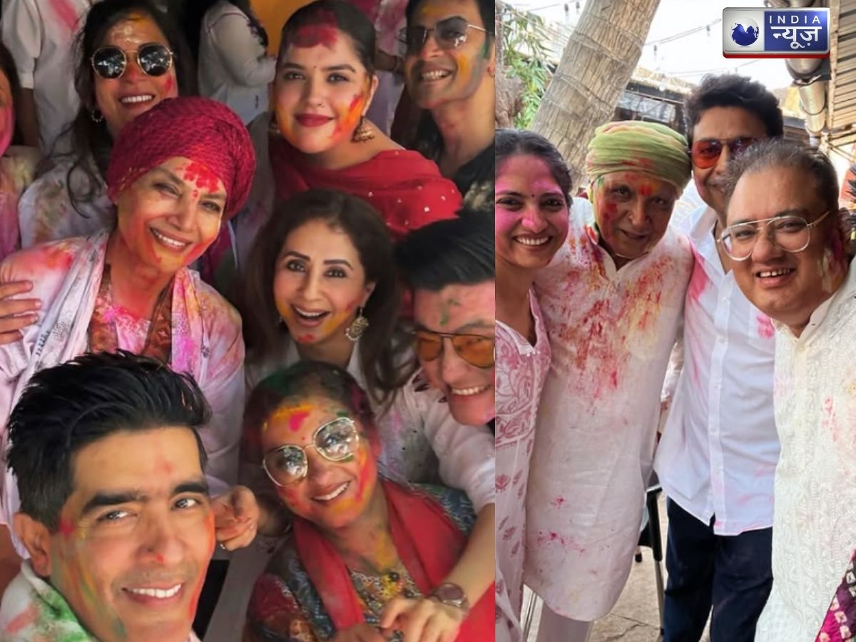 Shabana Azmi and Javed Akhtar's famous Holi party - Photo Gallery