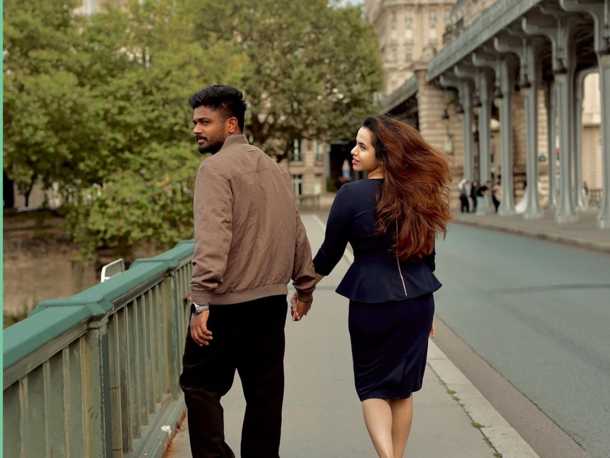 Sanju Samson and Charulatha Love - Photo Gallery