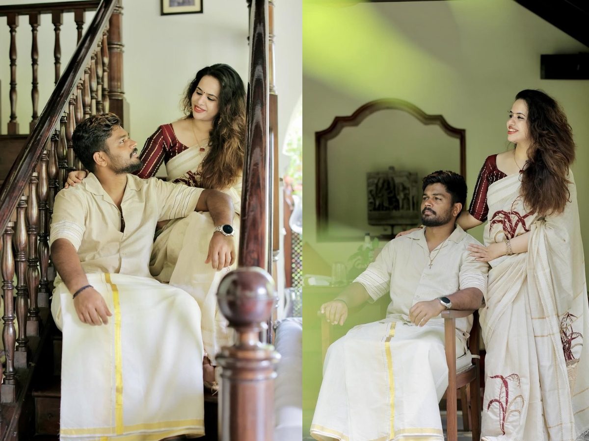 Sanju Samson and His Wife - Photo Gallery