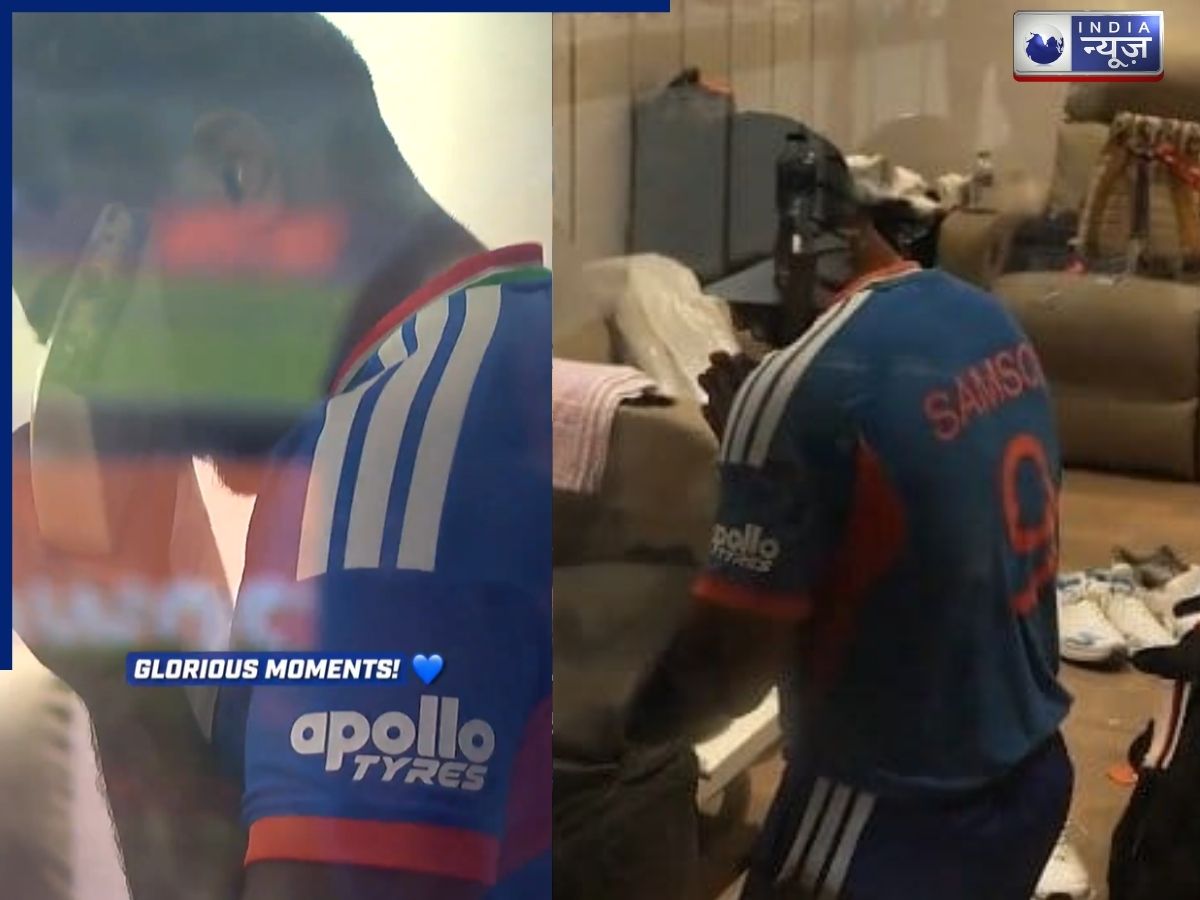 Sanju Samson Kissing Bat - Photo Gallery