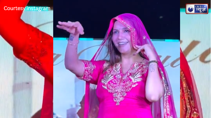 Sapna Choudhary के ‘विस्फोटक’ डांस ने उड़ाए गर्दे, इंटरनेट पर मची भारी खलबली, देखें परफॉर्मेंस!