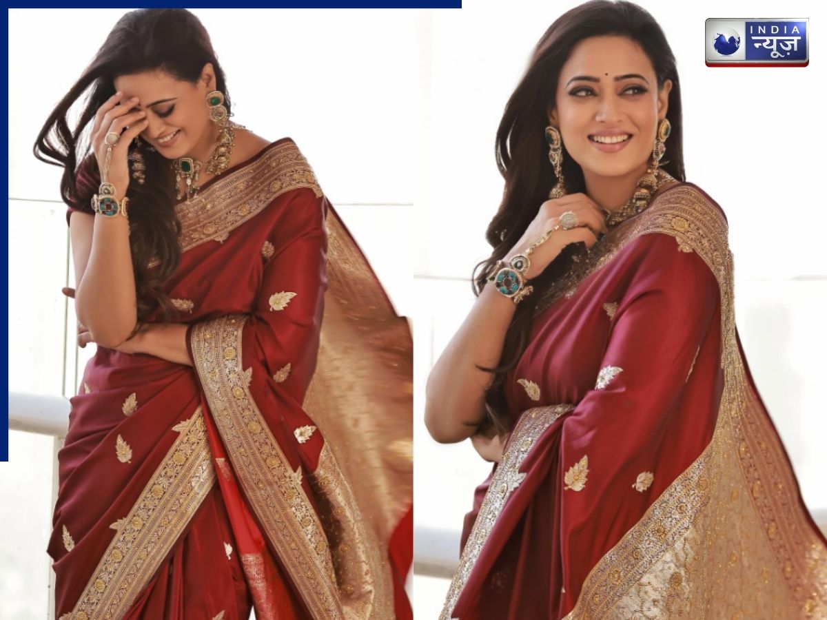 Shweta Tiwari's Royal Saree Look - Photo Gallery