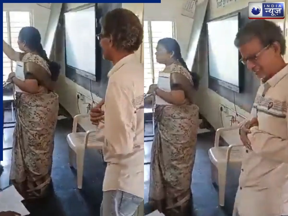 छात्र ने टीचर को मारा जोरदार मुक्का, दर्द से कराहते दिखे शिक्षक, स्कूलों पर बढ़ती हिंसा पर उठे सवाल; वीडियो वायरल