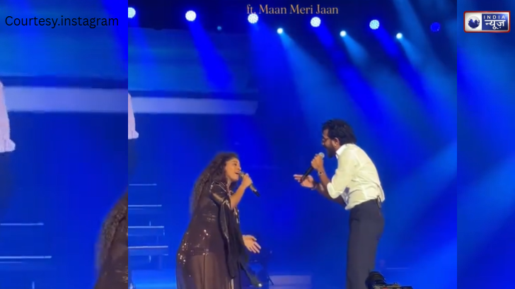 अनएक्सपेक्टेड कोलैबोरेशन देख पागल हुई भीड़: Sunidhi Chauhan के मंच पर King की एंट्री से स्टेडियम में मचा गदर, देखें नजारा!