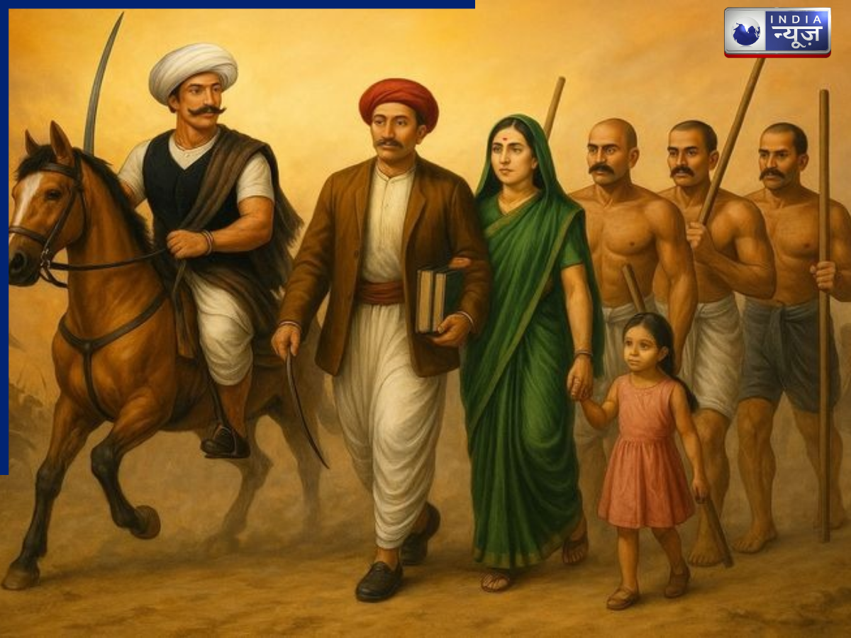 throw stones while savitribai going to school - Photo Gallery