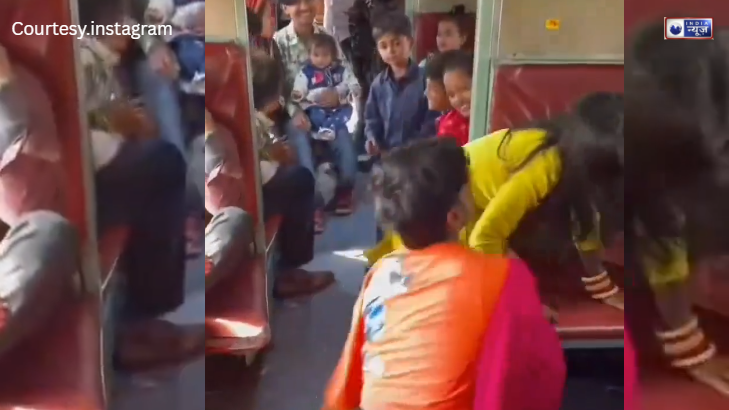 ट्रेन बना ‘दंगल का अखाड़ा’, लड़कियों और लड़के के बीच खूनी भिड़ंत, लात-घूंसे से हुई ऐसी लड़ाई कि कांप गए यात्री!