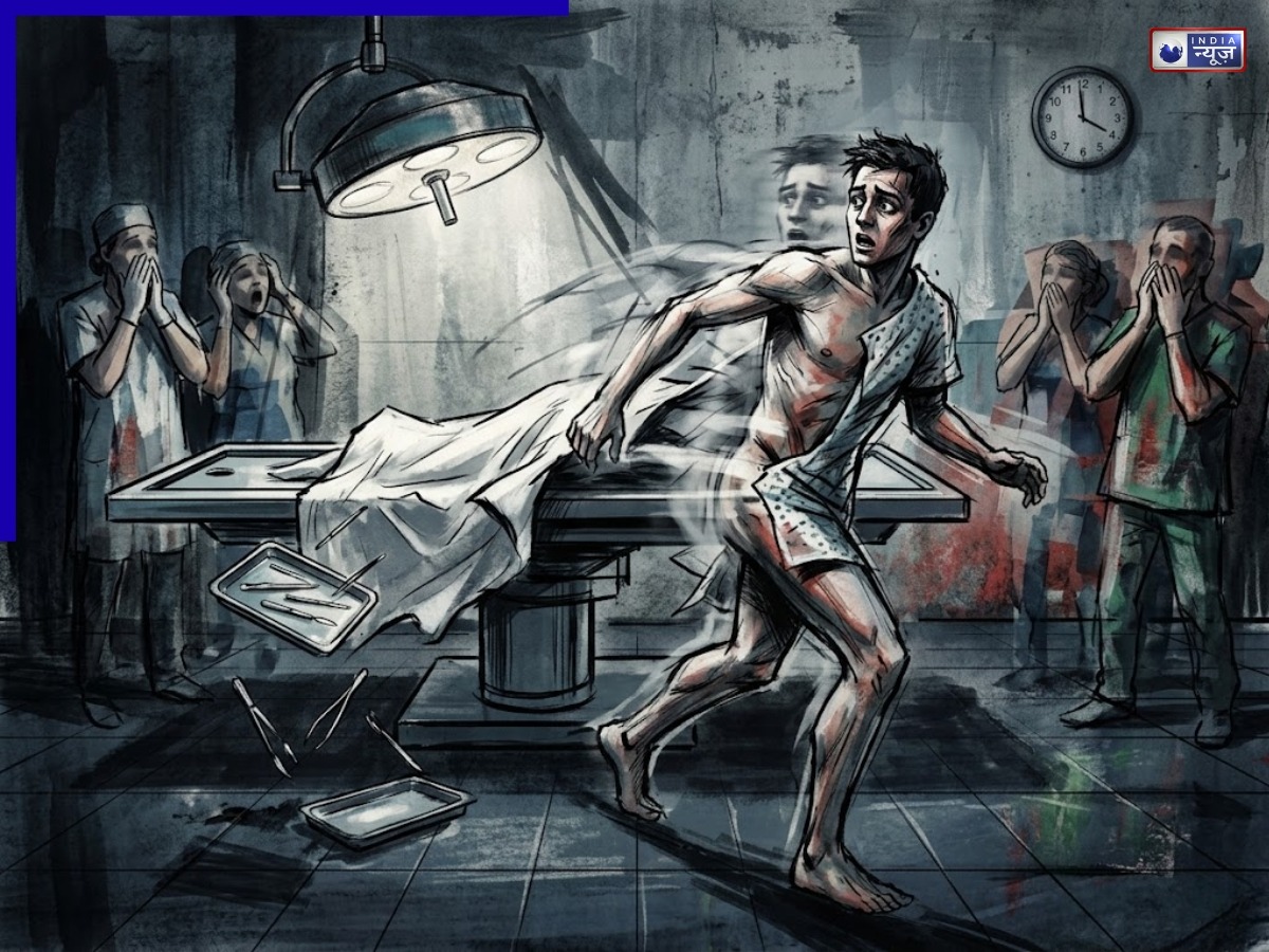 पोस्टमॉर्टम टेबल पर जिंदा हो उठा युवक! डॉक्टर लगाने वाले थे चीरा, तभी खुल गई आंखें; बिना कपड़ों के भागा