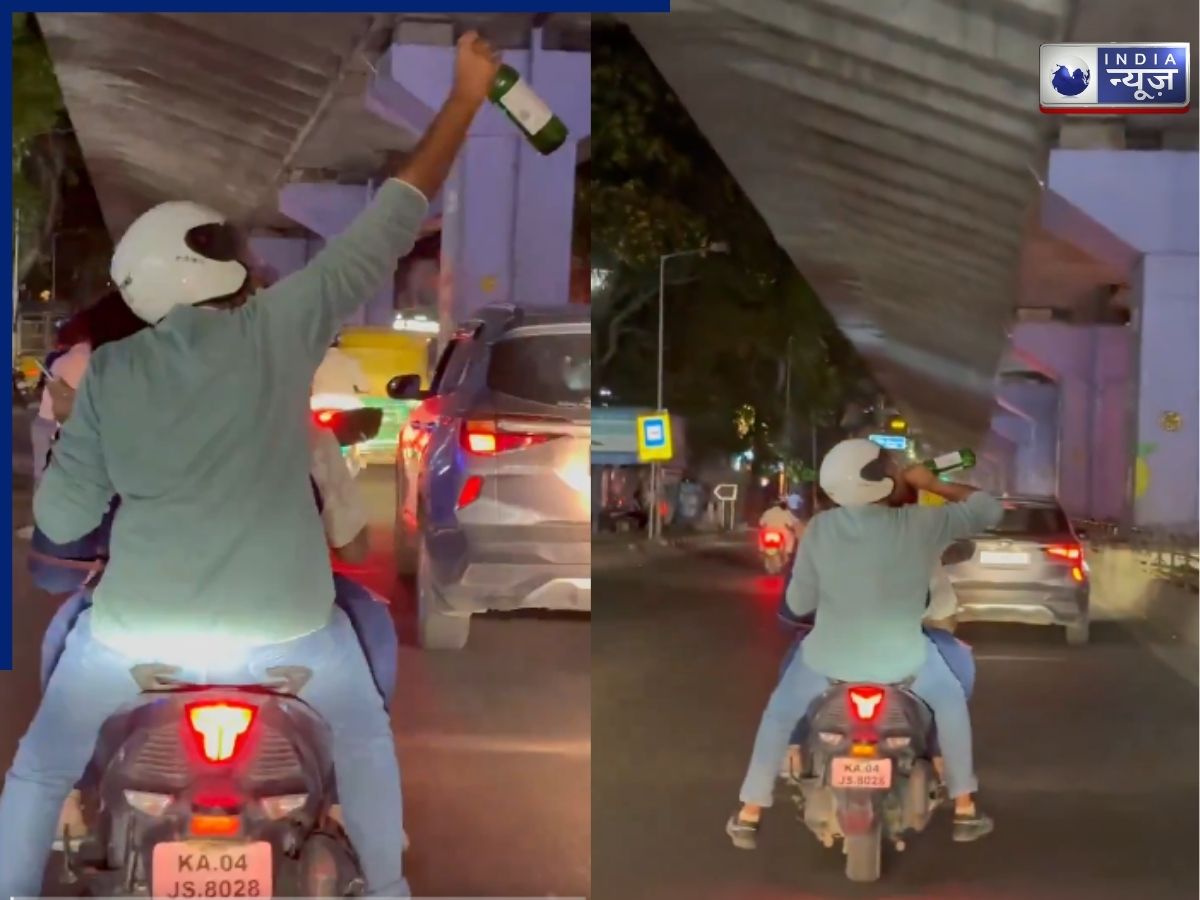 सबका इलाज करने वाले खुद नशे में धुत, बाइक पर की ऐसा शर्मनाक हरकत; वीडियो वायरल होते ही हुई बड़ी कार्रवाई