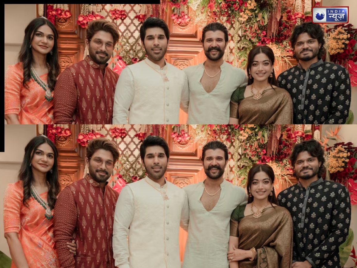 6 मार्च को दूल्हा बनेंगे अल्लू सिरीश: भाई की शादी में नए लुक में दिखे अल्लू अर्जुन, रश्मिका मंदाना -विजय देवरकोंडा ने लूटी महफिल