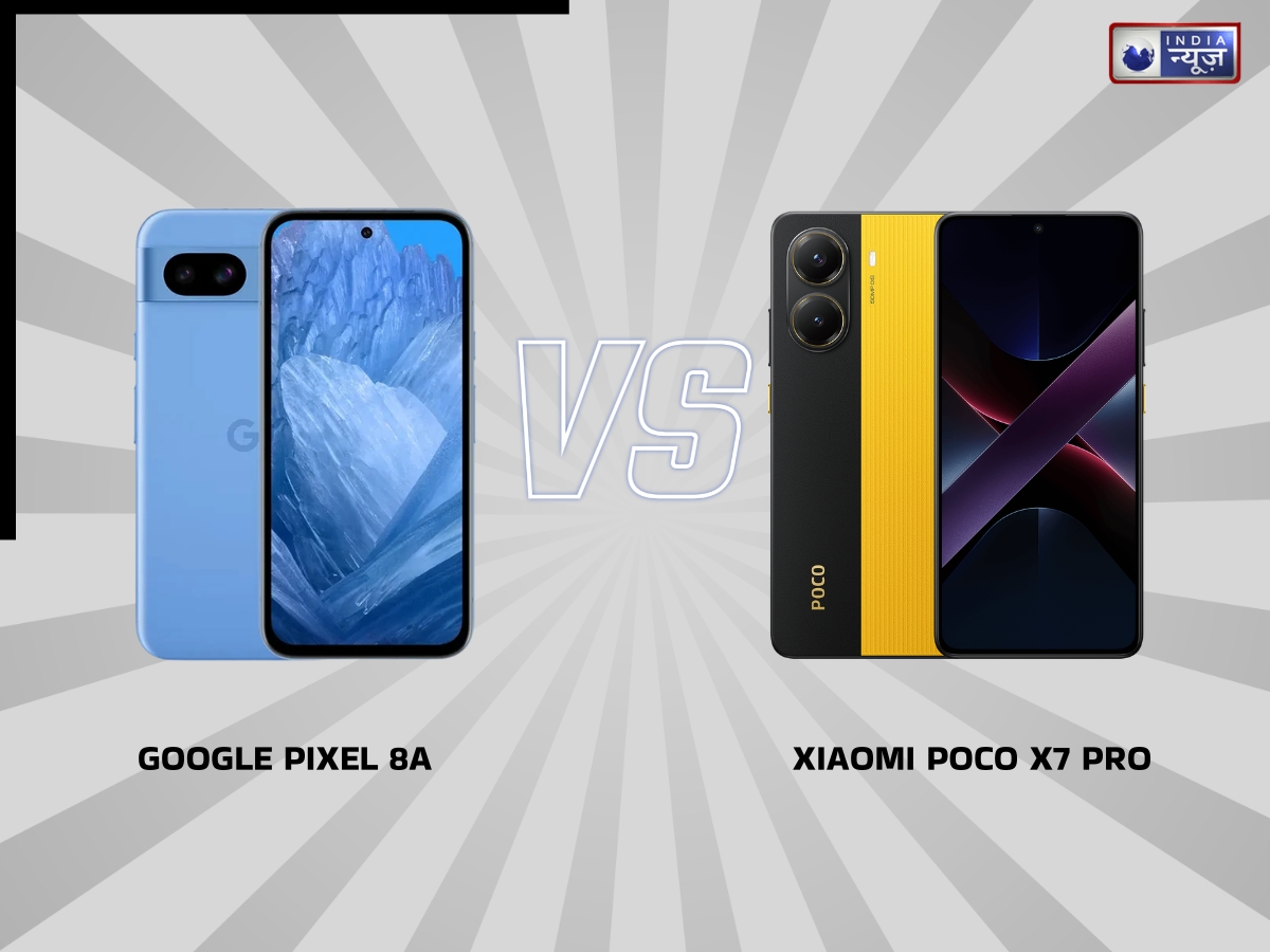 Google Pixel 8a vs Xiaomi Poco X7 Pro कैमरा के लिए कौन सा स्मार्टफोन रहेगा बेस्ट, जानें फीचर्स
