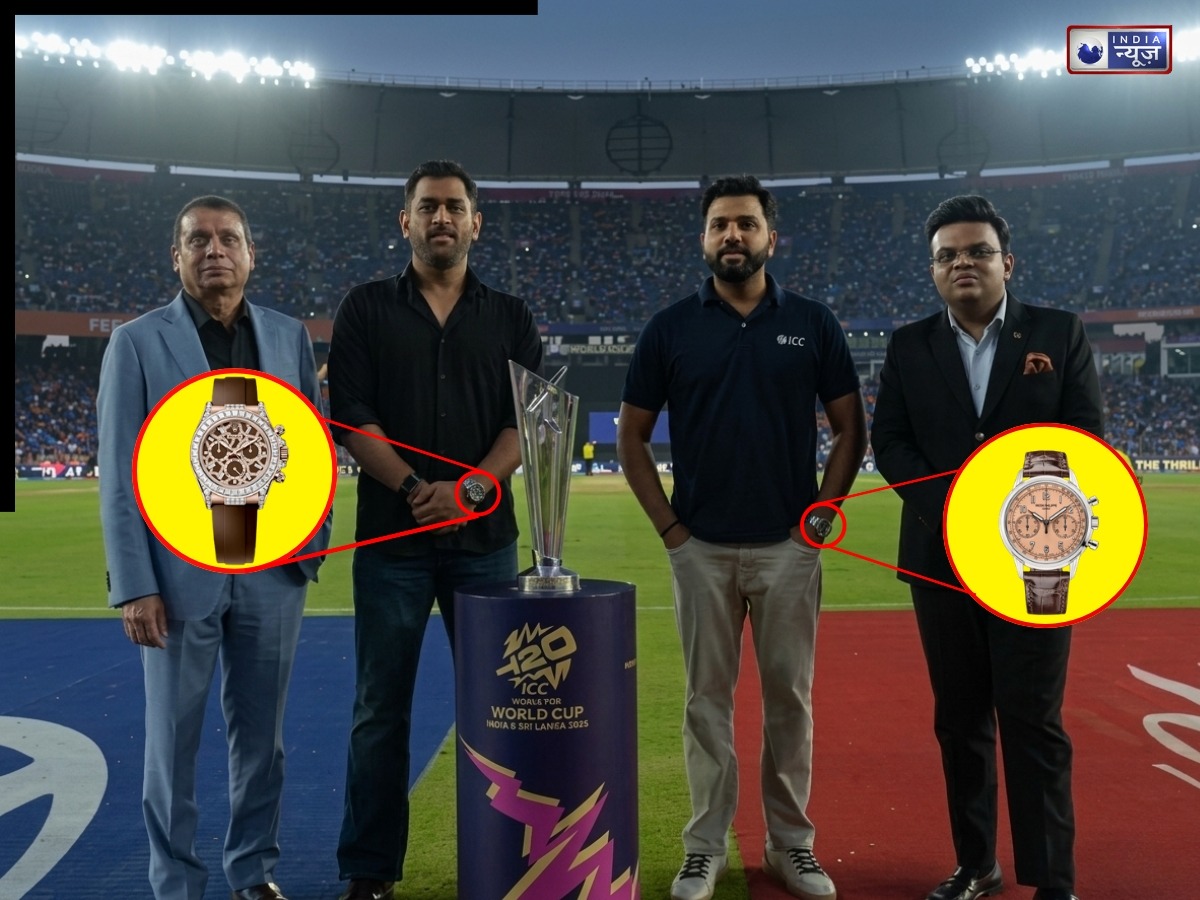 धोनी की रोलेक्स डेटोना ‘जिराफ’ से लेकर रोहित शर्मा की पाटेक फिलिप 5172G तक, खिलाड़ियों की लग्जरी वॉचेज ने चुराई लाइमलाइट