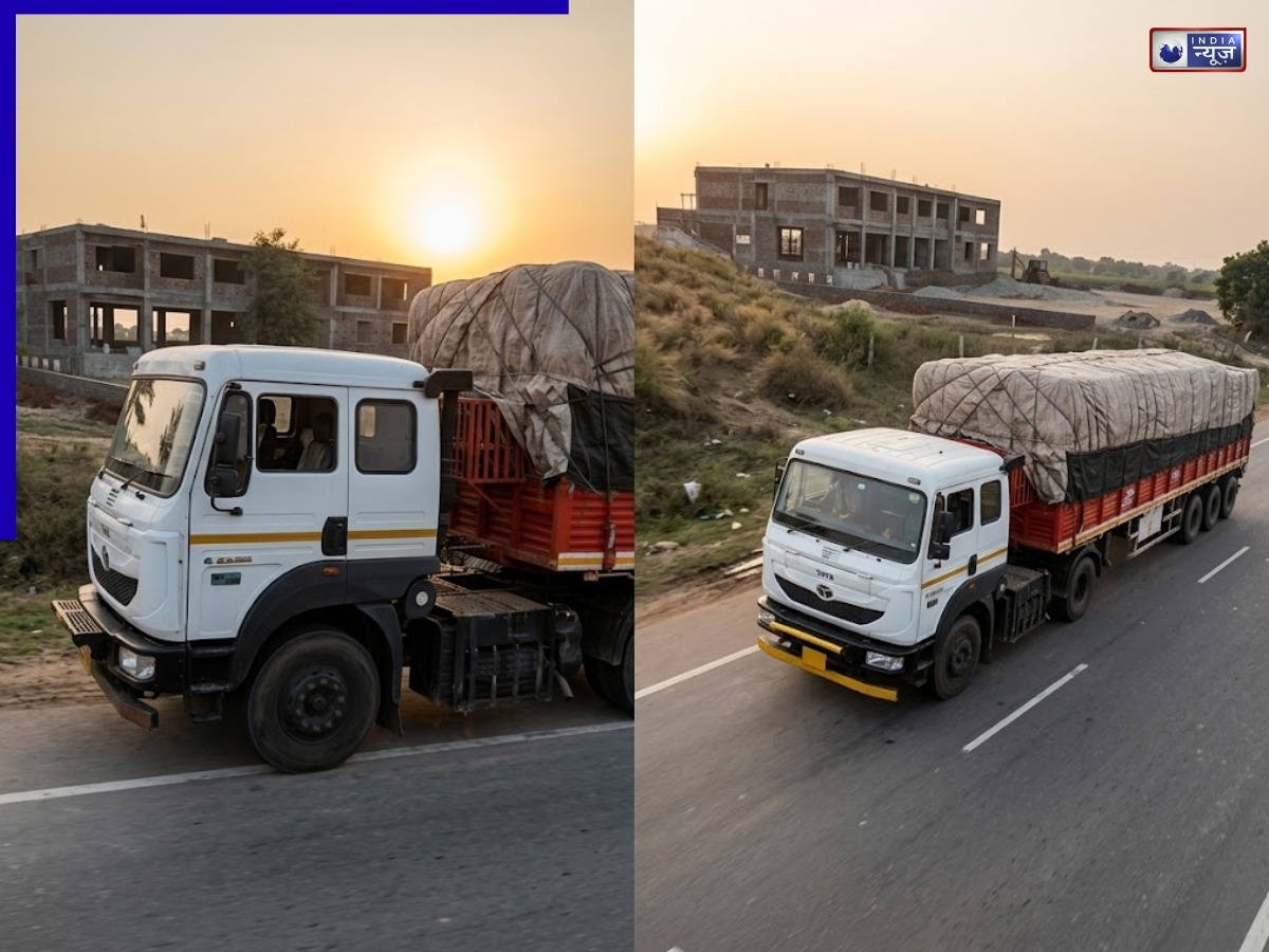 ड्राइवर को आयी नींद, ट्रक का बिगड़ गया संतुलन, फिर जो हुआ… वीडियो वायरल