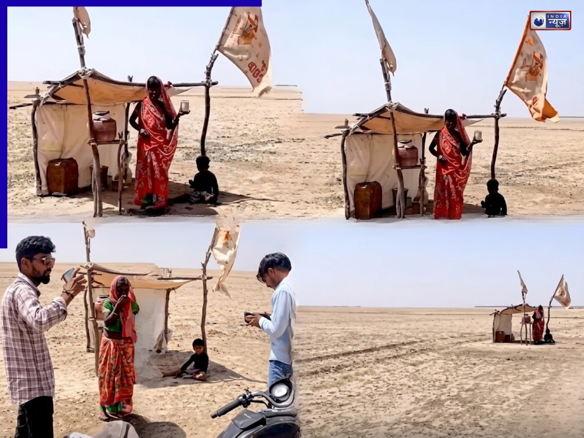 रेगिस्तान की कठोर जलवायु में करती हैं सेवा, मां-बेटे ने पेश की मानवता की बड़ी मिसाल, वीडियो वायरल