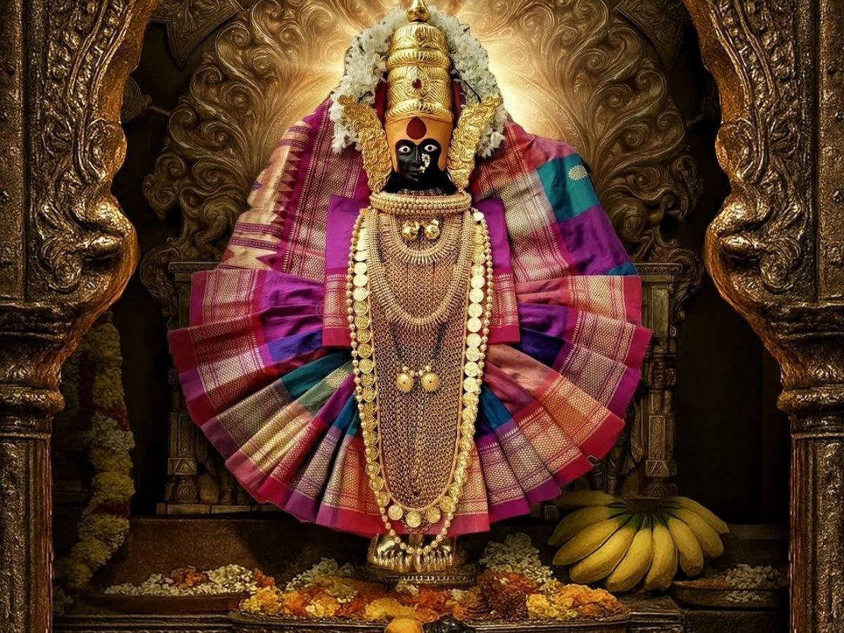 When Sun God Applies Tilak to the Goddess - Photo Gallery