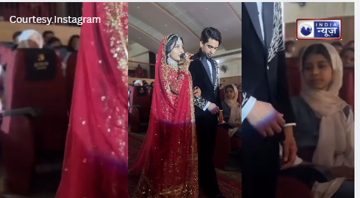 सोशल मीडिया पर छाई ये ‘सिंगिंग ब्राइड’: दूल्हे का हाथ पकड़ खुद गाना गाती दिखी केरल की यह वायरल दुल्हन, आवाज सुनकर मंत्रमुग्ध हुए लोग!