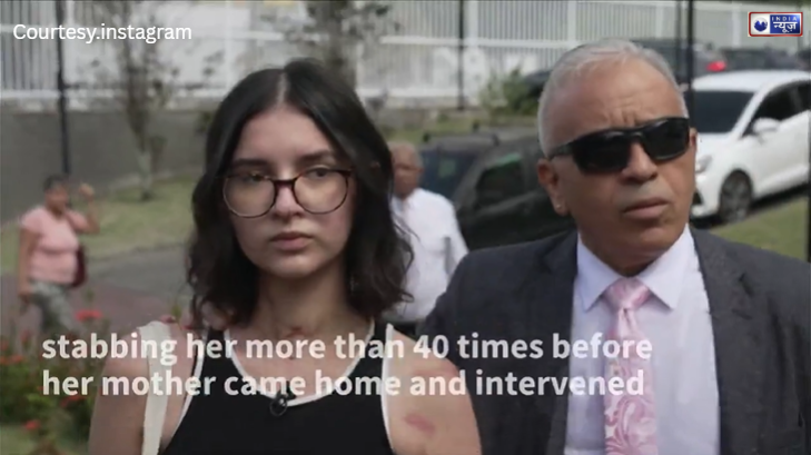 40 घावों के निशान लेकर कोर्ट पहुंची 20 साल की अलाना रोसा, उस शख्स का सामना किया जिसने उसे जान से मारने की कोशिश!