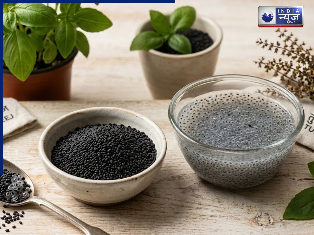 Sabja seeds keep the stomach cool. - Photo Gallery