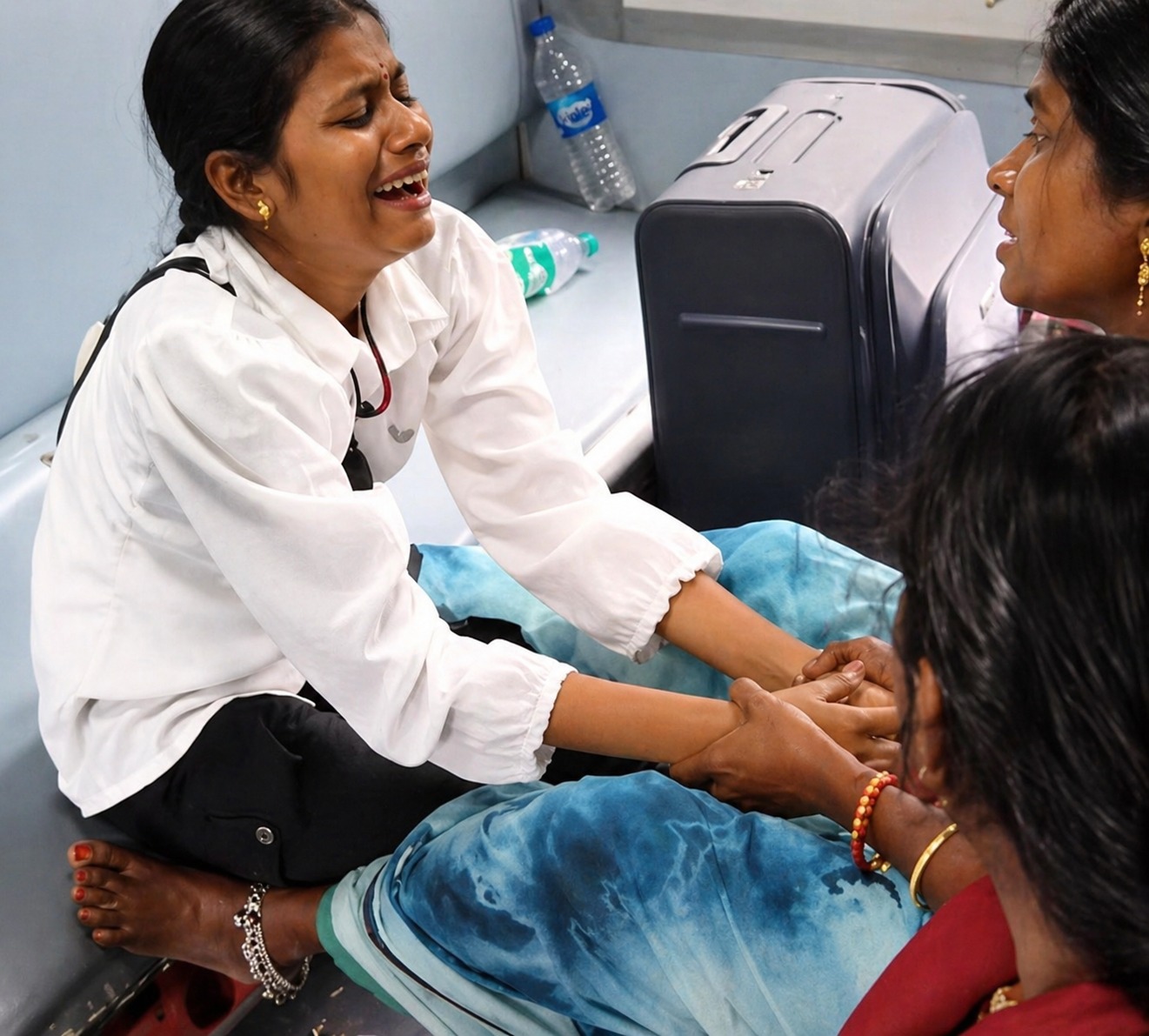 चलती ट्रेन से गिरा भाई, बिलखकर रोती रही बहन, चेन खींचने पर भी नहीं मिली मदद, देखें वीडियो