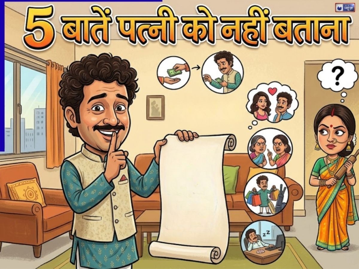 Chanakya Niti: वो 5 बातें जो नहीं बतानी चाहिए पत्नी को, आप भी कर लें नोट