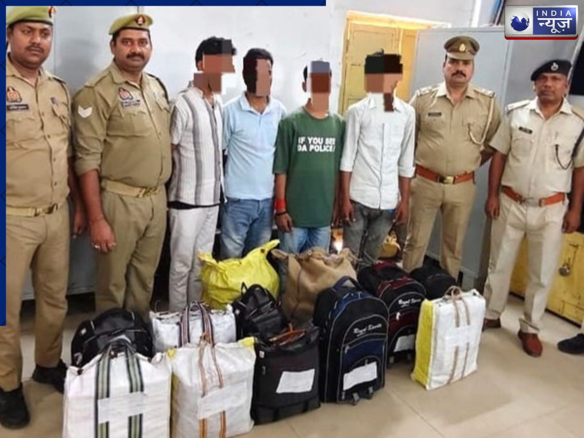 मुगलसराय में शराब तस्करी के ‘सिंडिकेट’ पर स्ट्राइक: GRP-CRPF ने घेराबंदी कर दबोचे 4 बड़े तस्कर, अब होगी खातिर!