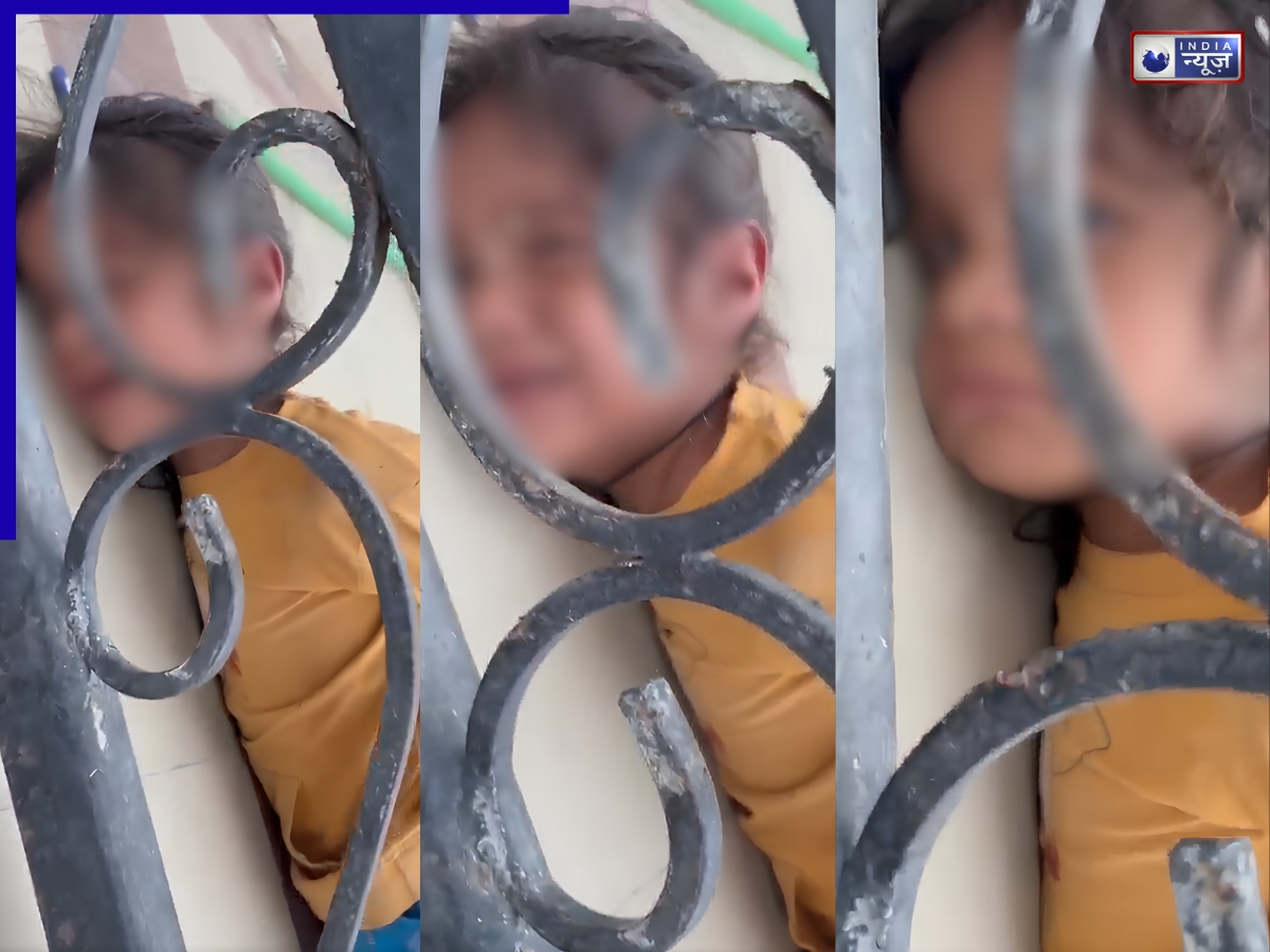 वर्दी वाली दादी का कहर: 5 साल की मासूम पोती को धूप में बांधकर लटकाया; वीडियो वायरल होने पर सस्पेंड