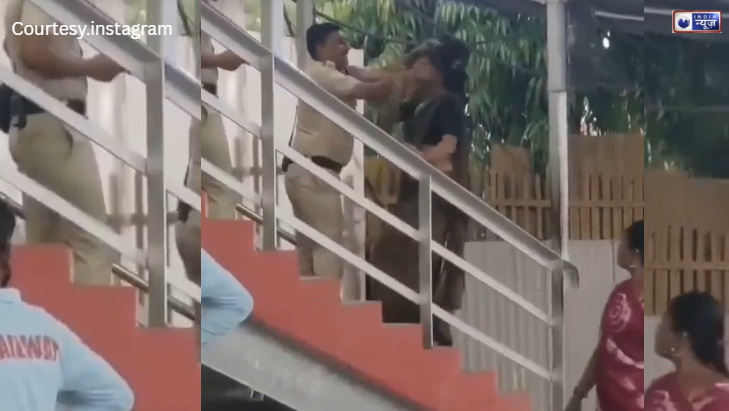पुलिसकर्मी ने बीच सड़क ट्रांसजेंडर को जड़े थप्पड़, पैसे ना देने पर लोगों को परेशान करने का आरोप, वीडियो वायरल!