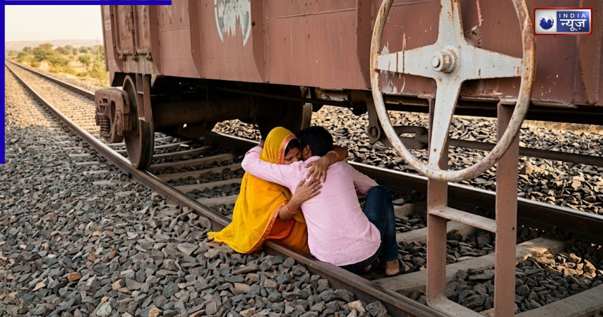 इश्क में डूबा था कपल, तभी चल पड़ी ट्रेन, फिर…