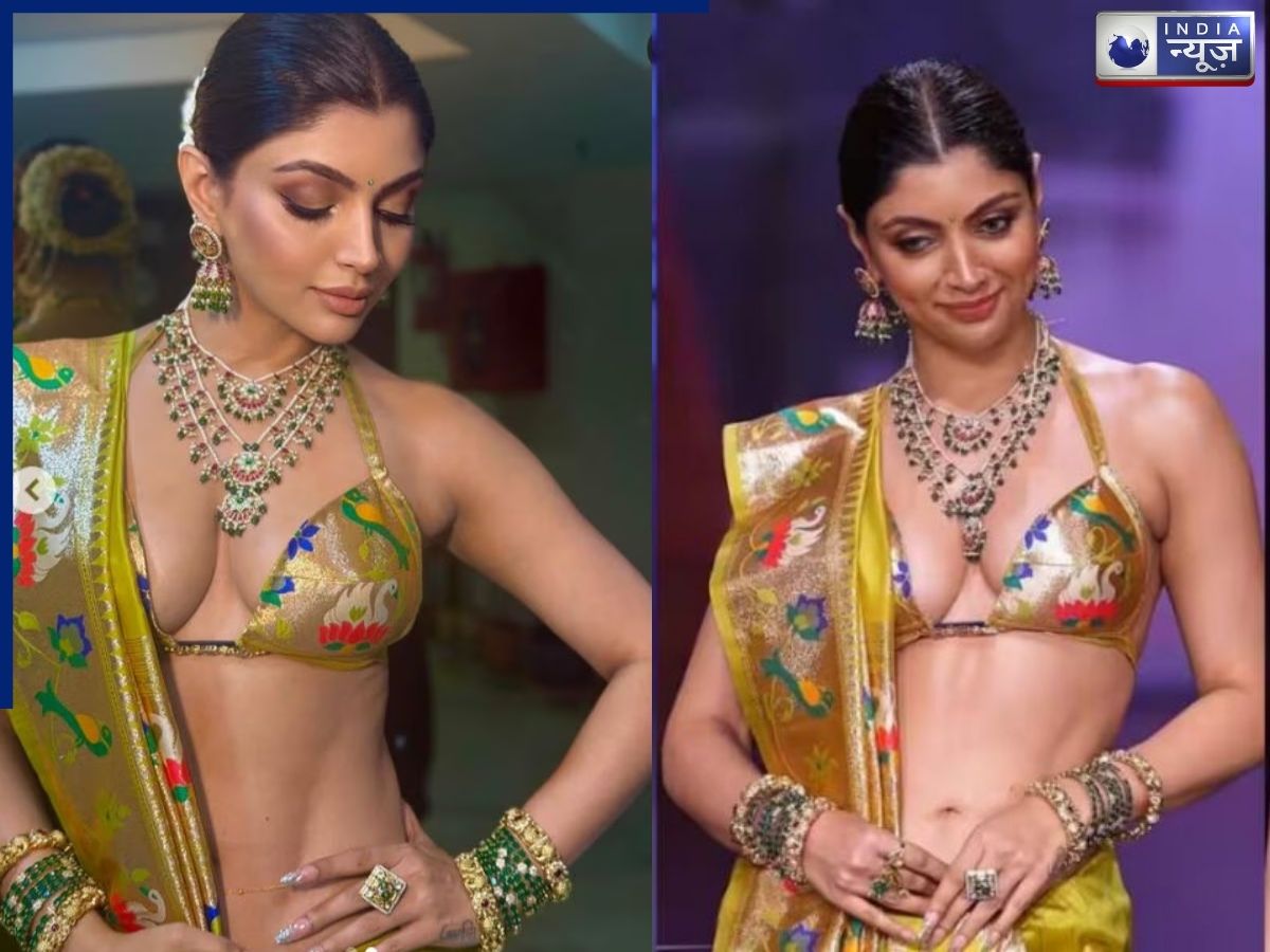 Akanksha Puri: बिकिनी ब्लाउज से तोड़ी सारी सीमाएं, लुक पर मचा बवाल, ट्रोल्स भी हुए क्लीन बोल्ड