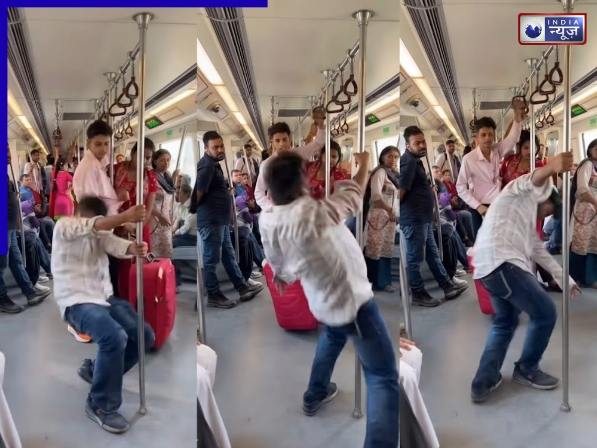 दिल्ली मेट्रो में पोल पकड़कर ‘तेरी दीवानी’ पर मदहोश होकर नाचा युवक, पैसेंजर सीट छोड़ भागे, वीडियो वायरल - Photo Gallery