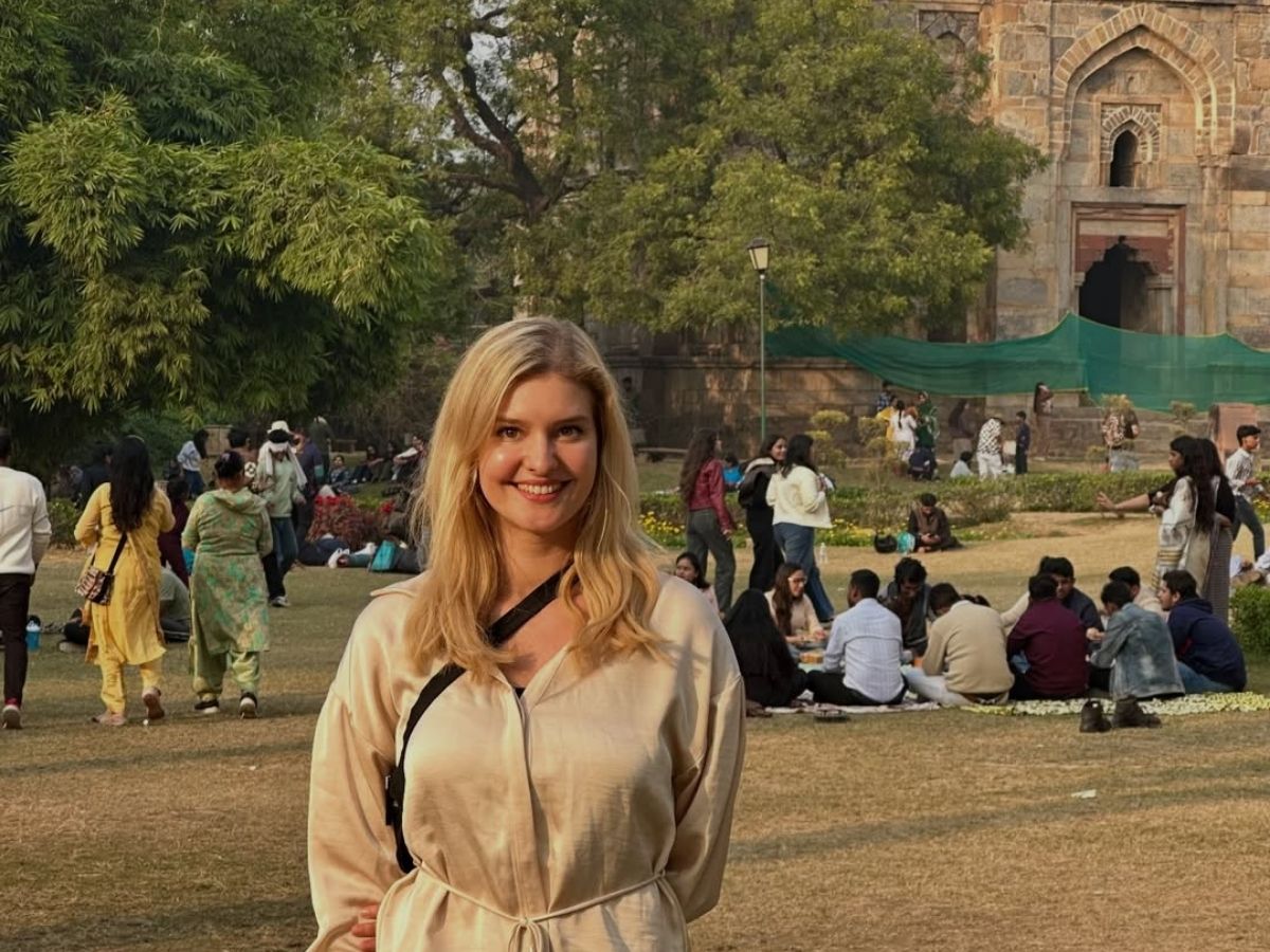 German Model Lizlaz in India - Photo Gallery