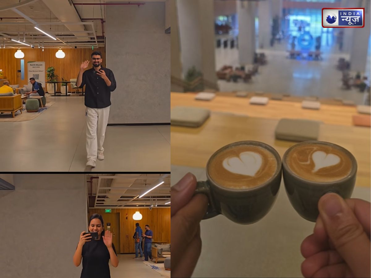 Coffee Date: ऑफिस में कॉफी ब्रेक बना रोमांटिक पल, Google कपल का वीडियो वायरल