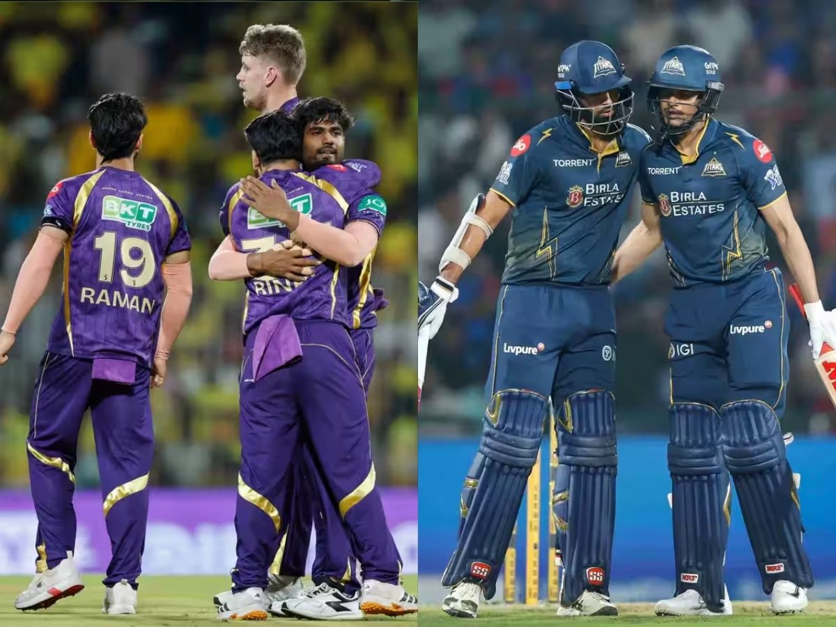 GT vs KKR head to head - Photo Gallery